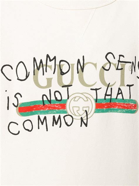 common sense isn t that common gucci